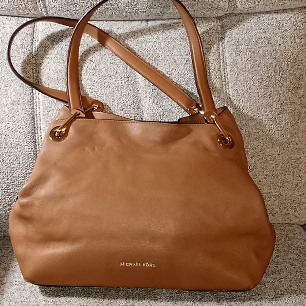 Michael Kors Camel Leather Hobo/ Shoulder purse